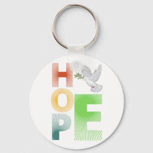 Porte-clés Espoir - Foi chrétienne Inspiration