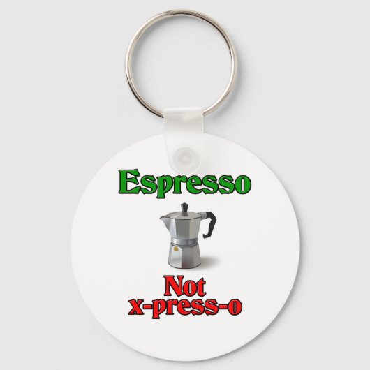 Porte-clés Espresso Pas X-Press-O (Recto)