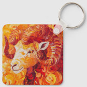 Porte-clés Esprit Capricorne Solaire Ardente (Dos)
