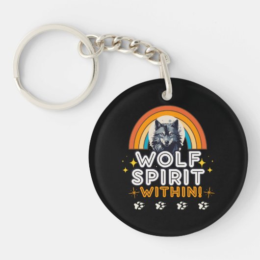 Porte-clés Esprit de loup intérieur (Devant)