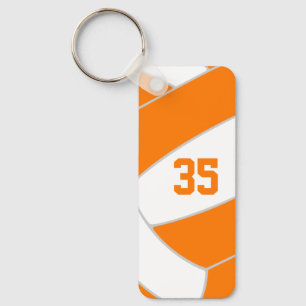 Porte-clés esprit d'équipe de volley-ball orange cadeaux pers