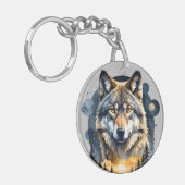 Porte-clés Esprit du loup sauvage 2 (Devant gauche)