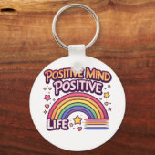 Porte-clés Esprit Positif Vie Positive (Recto)
