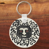 Porte-clés Esprit Soleil Indien Tribal (Recto)