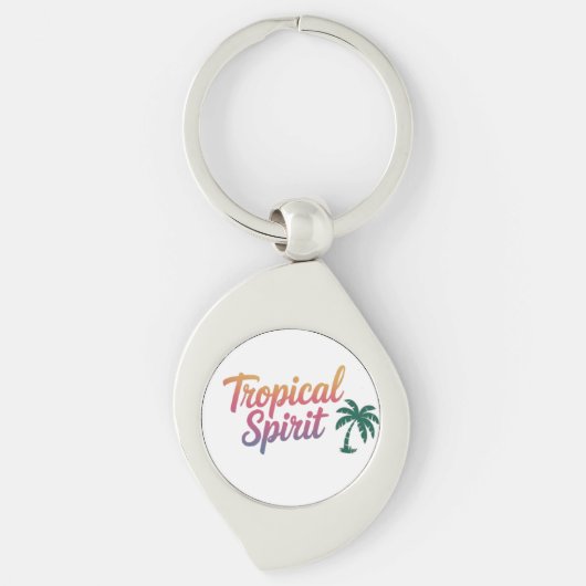 Porte-clés Esprit tropical (Devant)