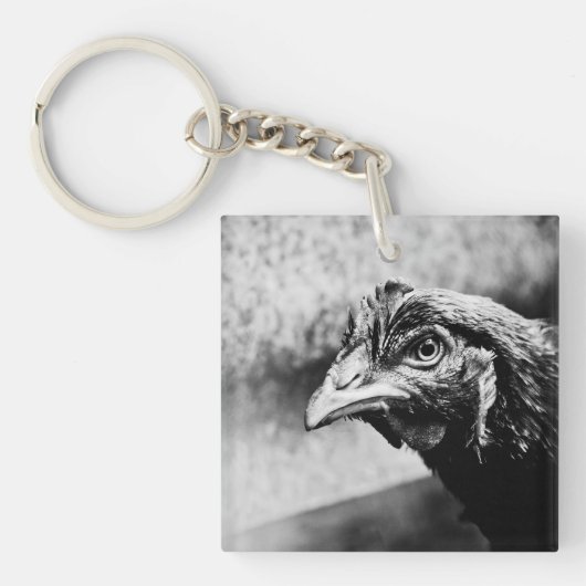 Porte-clés esprits et poulets (Devant)