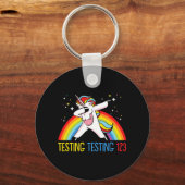 Porte-clés Essai 123 jours de test mignons 2 (Recto)