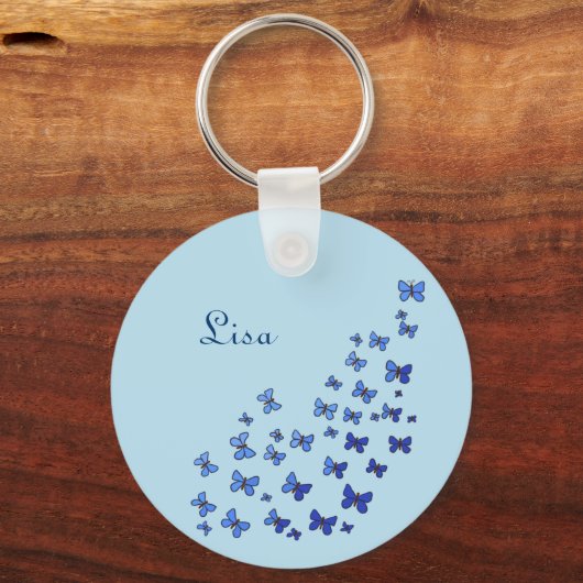 Porte-clés Essaim de papillon (Recto)