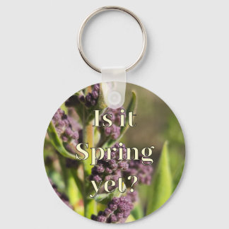 Porte-clés Est-ce déjà le Printemps ? Bourgeons de Lilas