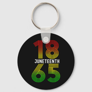 Porte-clés Est ma fête de l'Indépendance Fierté noire