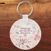 Porte-clés Esther 4:14 Bible chrétienne Verse Art (Recto)