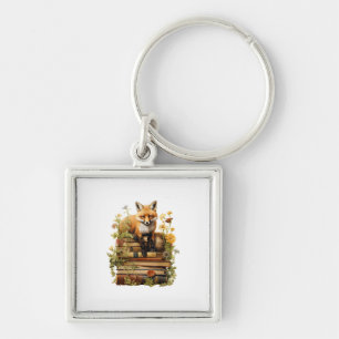 Porte-clés esthétique Cottagecore avec livre Mignon Cr Goblin
