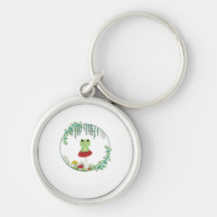 Porte-clés esthétique cottagecore kawaii grenouille goblincor