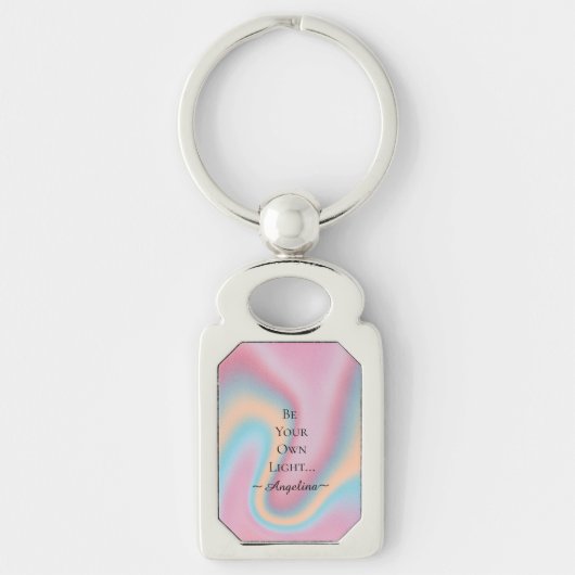 Porte-clés Esthétique holographique (Devant)