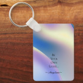 Porte-clés esthétique holographique (Recto)