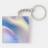 Porte-clés esthétique holographique (Dos)