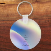 Porte-clés esthétique holographique (Recto)
