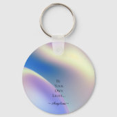 Porte-clés esthétique holographique (Verso)