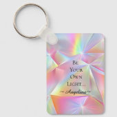 Porte-clés Esthétique holographique (Recto)
