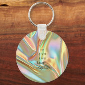 Porte-clés Esthétique holographique (Recto)