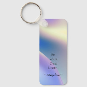 Porte-clés Esthétique holographique