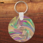 Porte-clés Esthétique holographique (Recto)