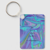Porte-clés Esthétique holographique (Recto)