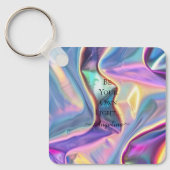 Porte-clés Esthétique holographique (Recto)