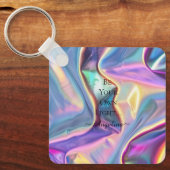 Porte-clés Esthétique holographique (Recto)