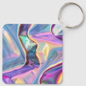 Porte-clés Esthétique holographique (Dos)