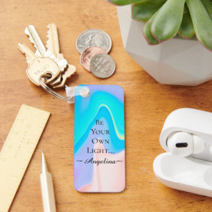 Porte-clés Esthétique holographique