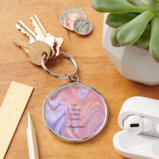 Porte-clés Esthétique holographique (Bureau)