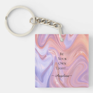 Porte-clés Esthétique holographique