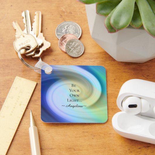 Porte-clés Esthétique holographique (Bureau)