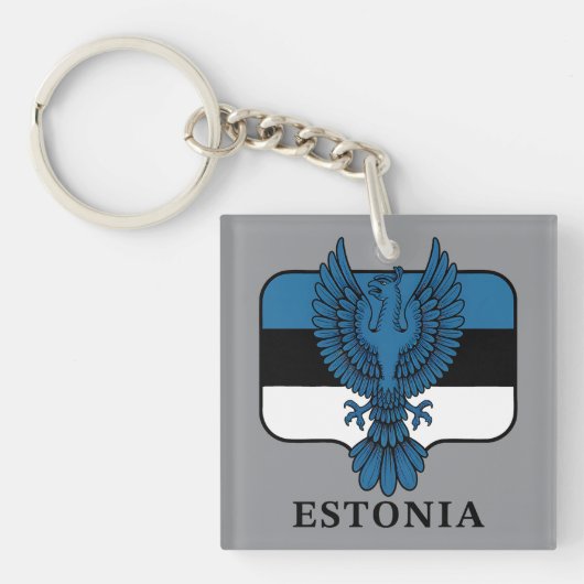 Porte-clés Estonia Northern Europe (Devant)