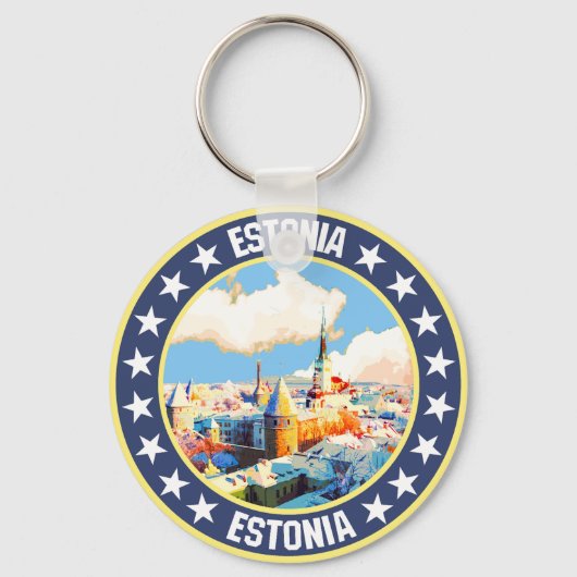 Porte-clés Estonie (Recto)