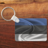 Porte-clés Estonie Porte - clé du drapeau (Verso)