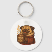 Porte-clés et lanières de potion de joie Pug (Recto)