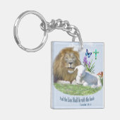 Porte-clés Et le Lion couchera avec l'Agneau (Devant gauche)