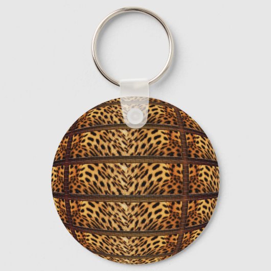 Porte - clés et porte-clés en peau de léopard (Recto)