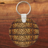 Porte - clés et porte-clés en peau de léopard (Recto)