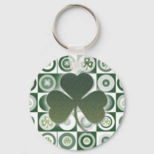 Porte - clés et porte-clés irlandais shamrock