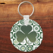 Porte - clés et porte-clés irlandais shamrock (Recto)