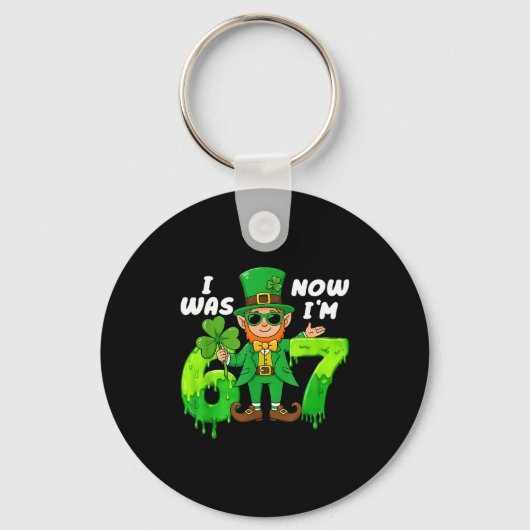 Porte-clés Était 6 7 lutin jour de la st patrick 7ème anniver (Recto)