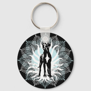 Porte-clés Étalon Dogue Allemand