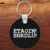 PORTE-CLÉS ETAOIN ! SHRDLU ! (Recto)