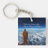 Porte-clés Étape dans la nature (Devant)