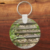 Porte-clés Étapes en bois (Recto)