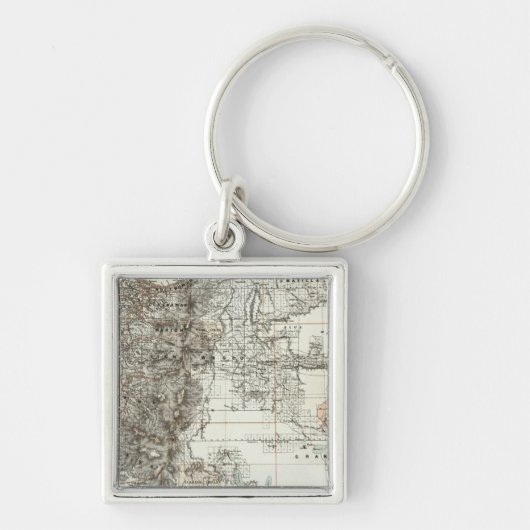 Porte-clés État De L'Oregon (Devant)