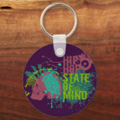 Porte-clés État d'esprit Hip hop (Recto)